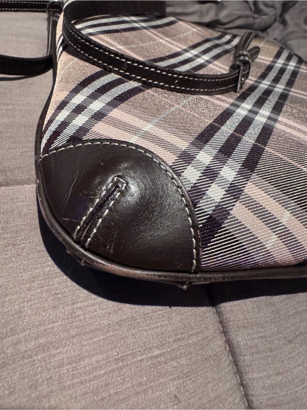 Burberry Classic Plaid Crossbody Bag - - Picture 14 of 16